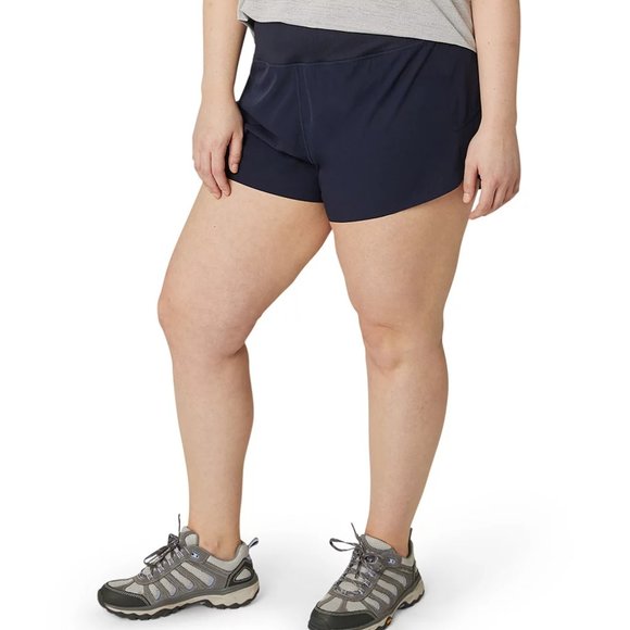 ❤NWT BLACK EDDIE BAUER SHORTS - SKYLINE TRAIL ACTIVE - ZIPPER POCKET - PLUS SIZE - Picture 8 of 9